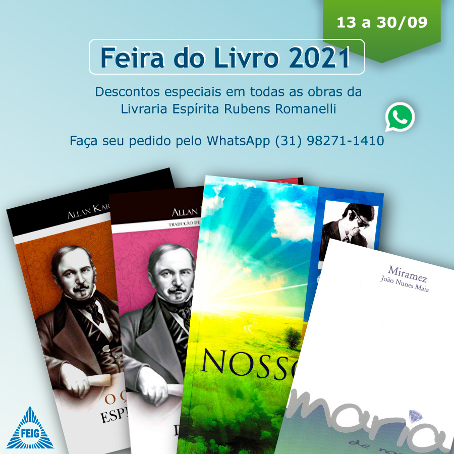 Feira do Livro da Livraria Espírita Rubens Romanelli